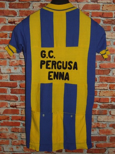 Eroica Camiseta Shirt Maillot Bici Ciclismo Vintage 70'S Enna 50% Lana Bordado - Imagen 2 de 3