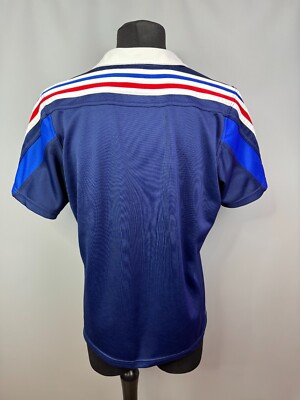 Maillot Rugby France FFR XIII Vintage – Lorimar N°15 – Taille XL – Bleu – équipe Nationale