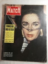 N1798 Magazine Paris-Match No. 469 5 April 1958 L' - by Liz, Elizabeth Taylor