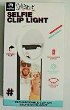Selfshot Selfie Clip Light New Sealed Box Rechargeable Ultra Wide Range Clip On