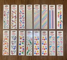 RARE Retired Vintage Mrs. Grossman's 16 Packs Lot New Stickers 1998 99 Scrapbook