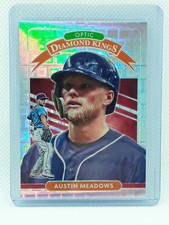 Austin Meadows 2020 Donruss Optic Baseball FOTL Silver Pandora DK Tampa Bay Rays