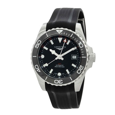 Longines Hydroconquest GMT Automatic Black Dial Men's Watch L3.790.4.56.9