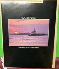 1984 THE WORLD OF RIVERS FIRST DAY OF ISSUE PAMPHLET SCOTT #2086 BLOCK OF 4