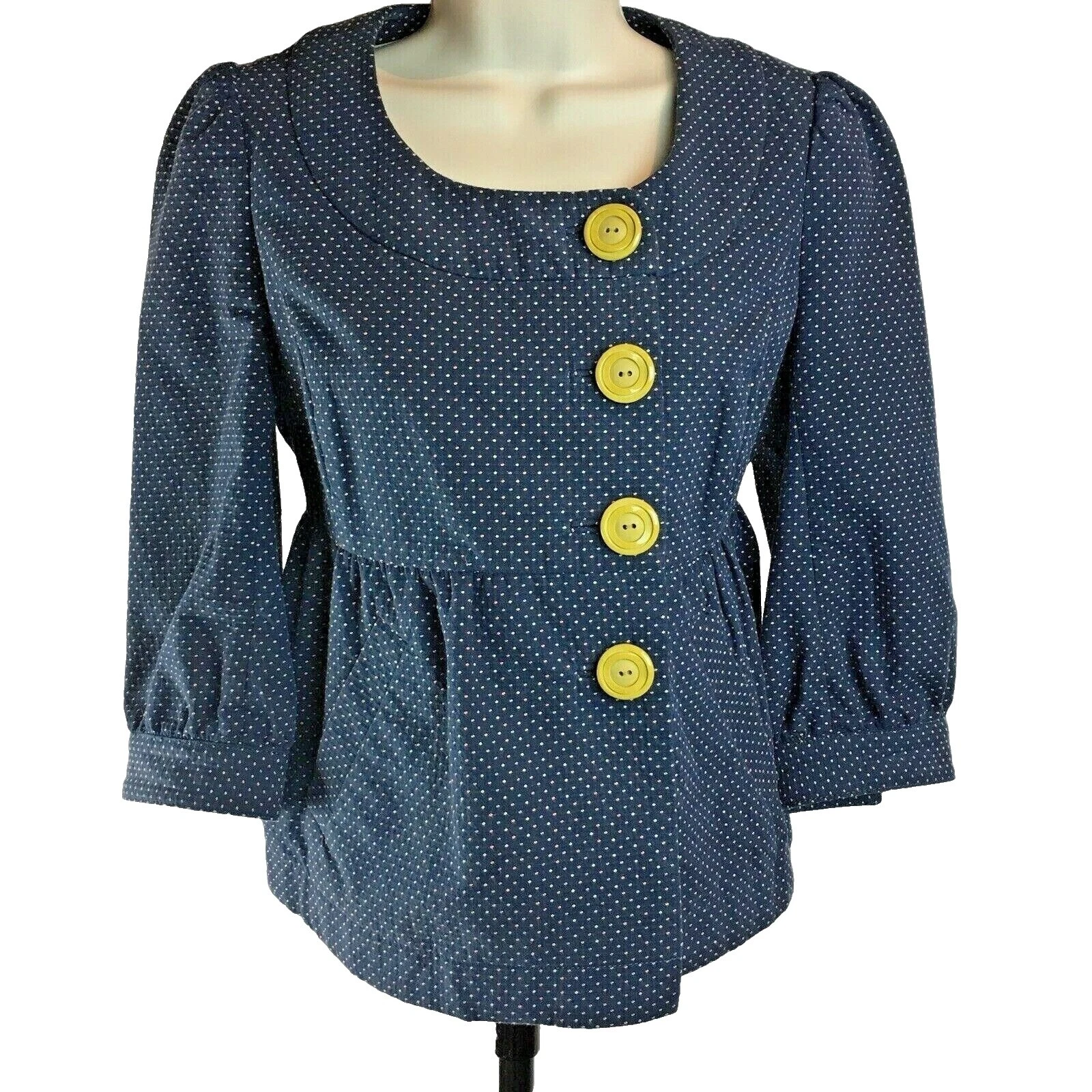 Повседневные пальто, куртки и жилеты Anthropologie в горошек для женщин