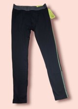 Boys' Winter Fitted Tights All In Motion Fitness Grey Size L 12/14 NWT