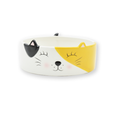 Winkee - Cute Animal Futterschale Katze - Der se Keramik Fressnapf |  eBay.de