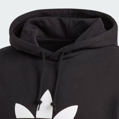 NWT New Mens SMALL Black Adidas Originals Trefoil Hoodie