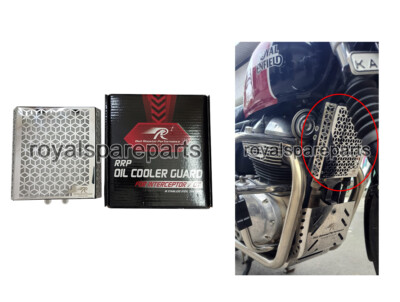 Für Royal Enfield Interceptor & GT 650 Red Rooster SS Kühlergrill Poliert