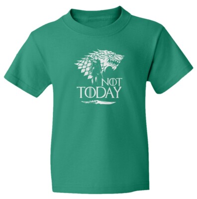 Arya Stark Game Of Thrones Not Today Girl Has No Name  Youth T-Shirt