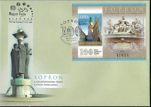 Hungary Fire / FDC Fire Watch Tower in Sopron