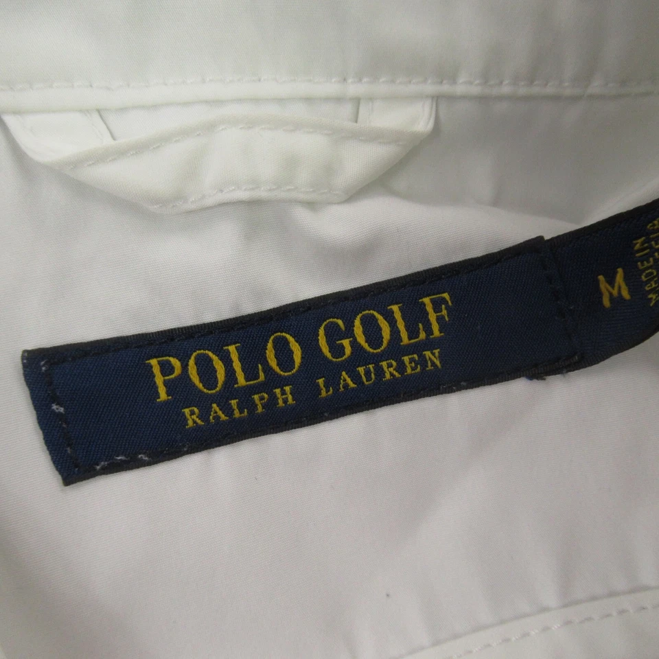 Polo Ralph Lauren Jacket Womens Medium Long Sleeve Zip Lightweight White - Image 3 of 4