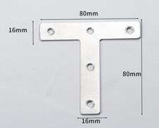 Quality Corner Braces Brackets Flat T Plate Tee Stainless Steel Brace Bracket