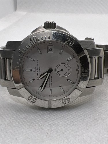 Baume & Mercier Capeland Stainless Steel Automatic Men’s Swiss Watch #65367 - Picture 6 of 15