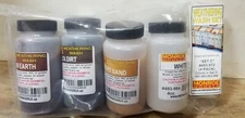 Railroad Color Weathering Wash Set C -- 4 Colors Each: 4oz  Monroe Models #972