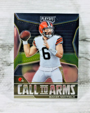 2021 PANINI PLAYOFF FOOTBALL #CA-BMA BAKER MAYFIELD (CALL TO ARMS) BROWNS!