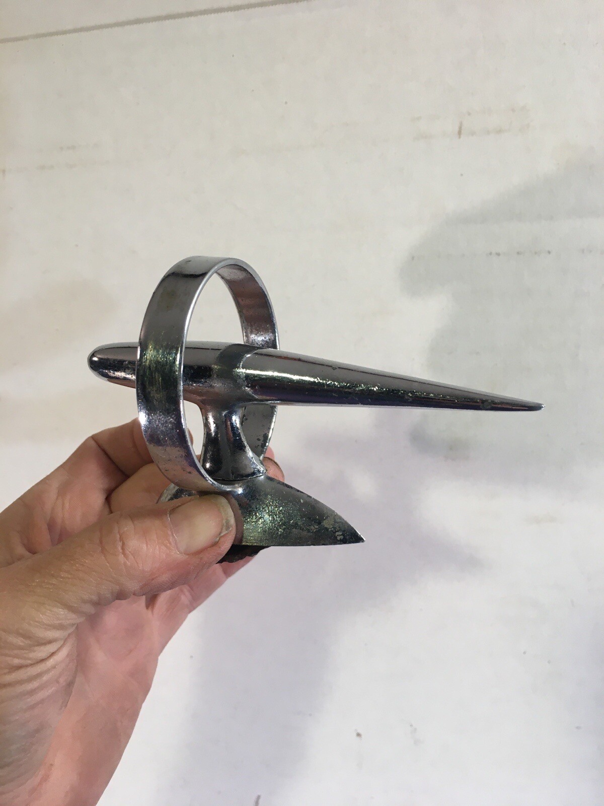 Vintage Buick bombsight gunsight hood ornament eBay
