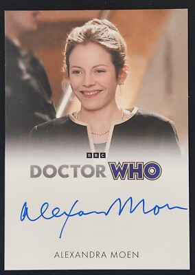 ALEXANDRA MOEN LUCY SAXON Doctor Who Series 5-7 VERY LIMITED FULL BLEED AUTO