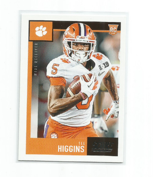 TEE HIGGINS (Clemson) 2020 SCORE FOOTBALL ROOKIE CARD #439