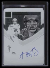 2023 Panini Impeccable Immortal Ink Printing Plate Black Aaron Rodgers Auto 1/1