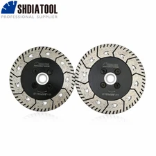 Dia 4.5"/5" Diamond Dual Cutting Discs Saw Blade Grindng Disc Sharpen Marble