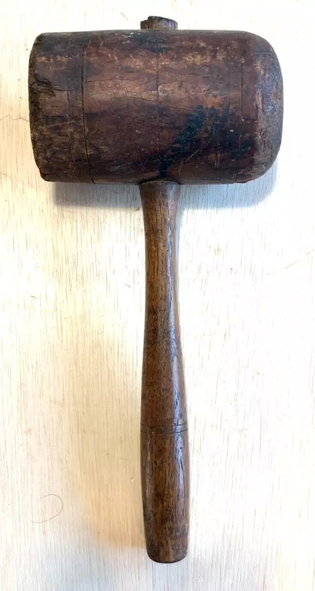 Heavy clearance wooden mallet