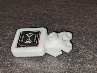 3D Printed GEP-M8Q GPS ELRS VTX Antenna Mount for GEPRC Cinelog25