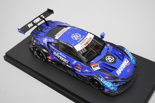 1:43 EBBRO 45755 Honda Raybrig NSX-GT Super GT GT500 2020 #100 model car - Picture 3 of 7