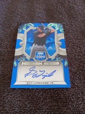 2023 Panini EEE Hidden Gems Guy Lipscomb Jr Auto Baseball Card HG-GLP
