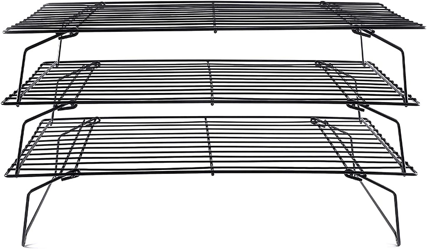 Cooling Rack, 3-Tier Stainless Steel Collapsible Oven & Dishwasher Safe