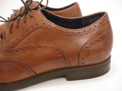 Cole Haan Modern Classics Wingtip Oxfords British Tan Dark Chocolate Size 11 Men main image 4