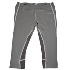 The North Face Leggings Women's Sz XL Dynamix Cropped Athletic Pants Gray
