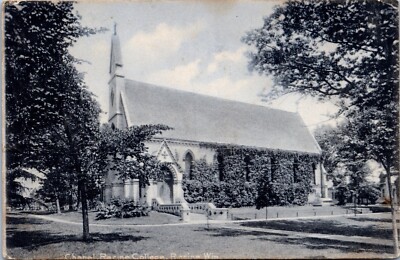 Racine Wis. Chapel Racine College Postcard 1907