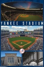 New York Yankees YANKEE STADIUM GAMEDAY MLB Baseball 22x34 Wall POSTER