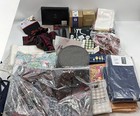 Tablecloths, Aprons, Plates, Silverware, and Other Home Supplies/Goods Lot of 38