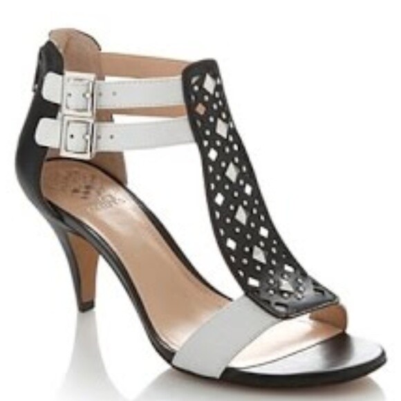 vince camuto t strap sandals