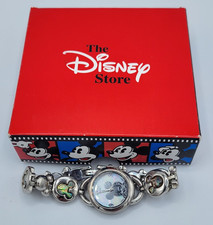 Disney Quartz Mickey Mouse Silver Tone Watch ...