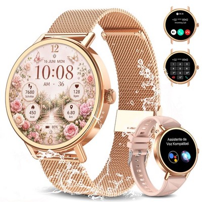 Women's Smart Watch Bluetooth SmartWatch for Apple iPhone iOS Android Samsung