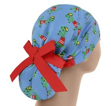 Scrub cap, ponytail scrub hats, womens scrub caps, surgical hat crocodile