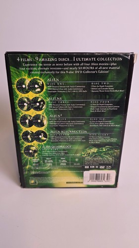 Alien Quadrilogy (DVD, 2003, jeu de 9 disques) disques bonus presque 50 heures - Photo 4/7