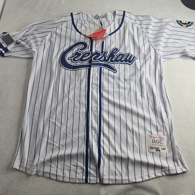Headgear Classics Crenshaw Pinstripe Baseball Jersey Victory Lap 2018 White Blue