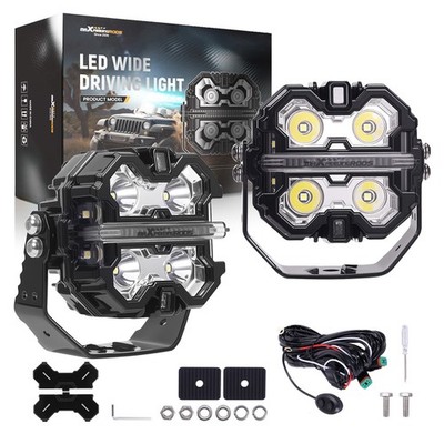 160W LED Arbeitsscheinwerfer Zusatzscheinwerfer 3.5'' IP68 For 4X4 Offroad 270°