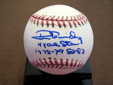 RON GUIDRY 4 X ALL-STAR 1978-79 82-83 NY YANKEES SIGNED AUTO OML BASEBALL JSA 2