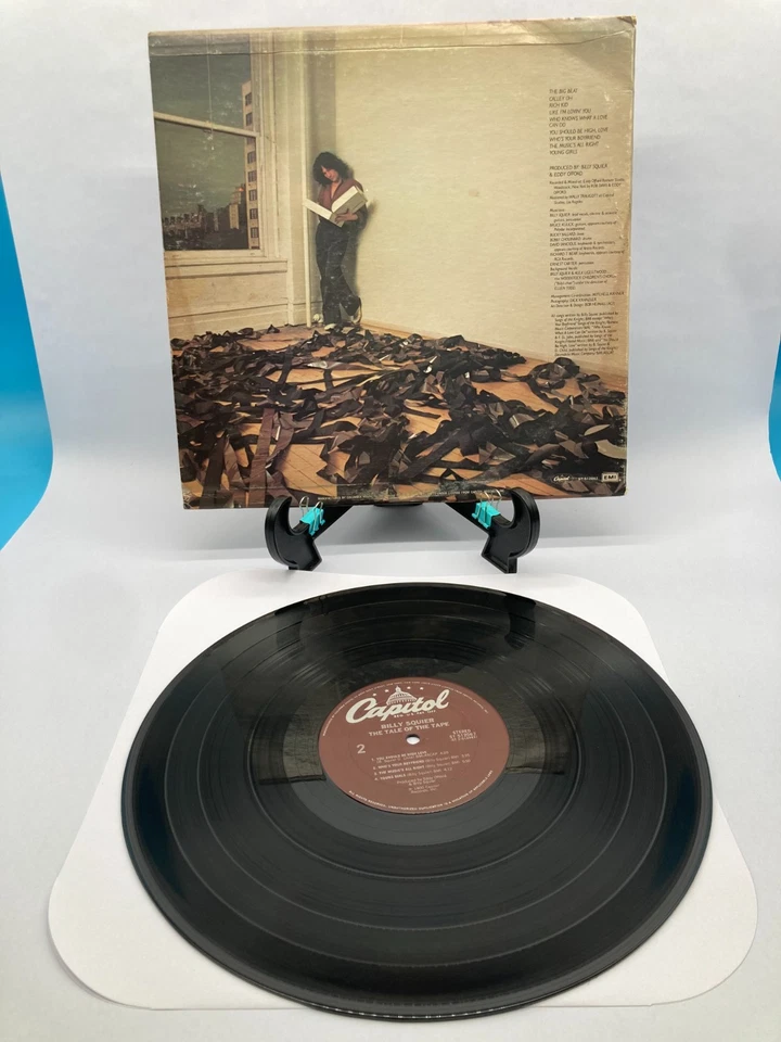 Billy Squier The Tale Of The Tape Vintage Vinyl LP 1980 Capitol Record ST-512062 - Image 4 of 4