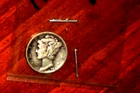 1929  SILVER MERCURY DIME - GRADES "FINE"