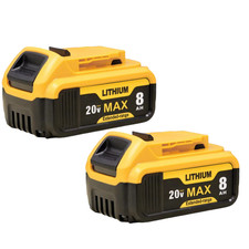 20V Max XR 8.0AH For DeWalt Lithium-Ion Tool Battery DCB206 DCB208 DCB200-2 USA