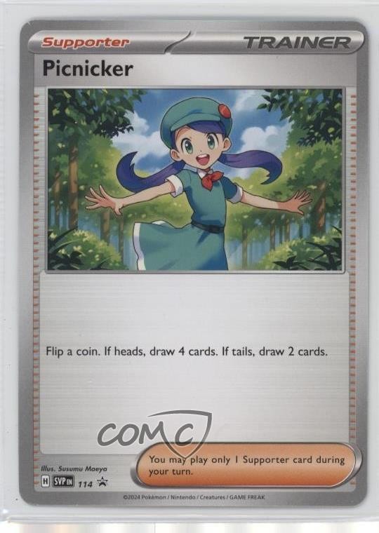 Picnicker Pokémon Scarlet & Violet Black Star Promo #114
