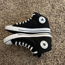 CONVERSE Men's Chuck Taylor All Star High Street Canvas Mid-Top Black Sz 11
