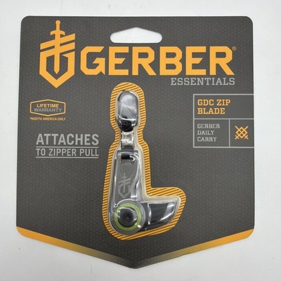 Gerber GDC Zip Blade Keychain Knife Attaches to Zipper Pull 31-001742 New