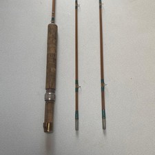 Pezon & Mitchell Bamboo 7'7" Casting Rod 4.5 Line Used with Minor Wear